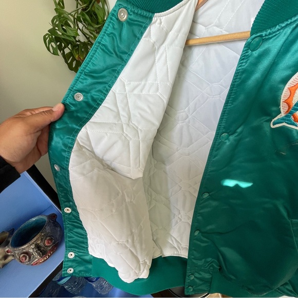 STARTER Miami Dolphins satin jacket - Picture 4 of 8